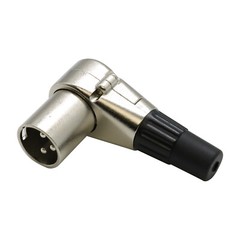 Adjustable Right Angle 3 Pin XLR Male Connectors Pro Audio XLR 7 Position Plugs