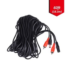 High Sensitivity Weatherproof Preamp Microphone Kit – 60ft Cable & Power Supply