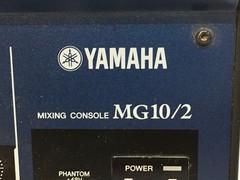 Yamaha MG10/2 10 Channel Stereo Mixing Console Mixer Needs Power Supply UNTESTED