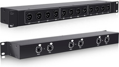 12-Channel XLR Balanced Patchbay Stage Box for Lighting & Studio Use