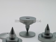 4Set Speaker Stand Spike Spikes Isolation Cone Feet Base hifi brass 35x35mm