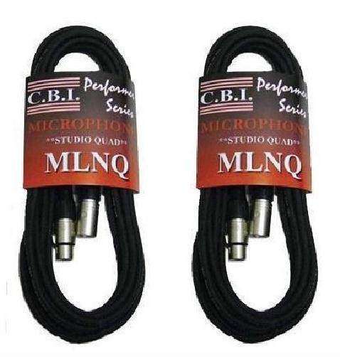(2) 50′ CBI MLNQ Studio Quad Mic Cables XLR – XLR Heavy Duty Fast Free Shipping!