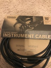 D’Addario Classic Pro Series Instrument Cable, Straight Plug -10 ft.