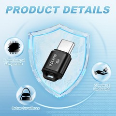 2PCS Microphone Blocker, USB Type C Audio Blocker, Black，High Quality