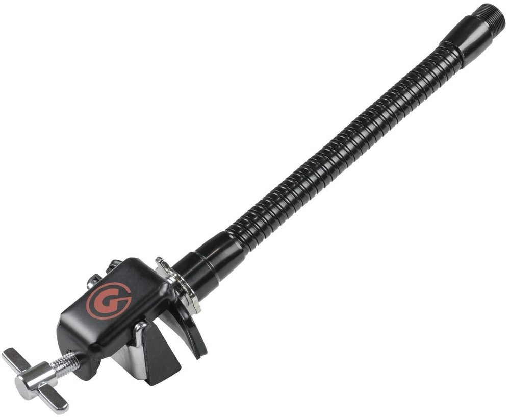 Bass Drum Hoop Microphone Stand Mount with 8 Inch Gooseneck Deluxe Clamp