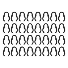 Practical ABS Plastic Microphone for stand Cable Clips for Professional Use 32