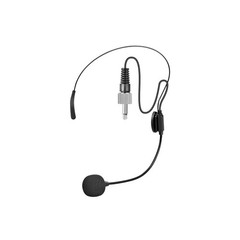 Headset Microphone with 3.5mm Locking Screw Plug, Unidirectional Microphone M…