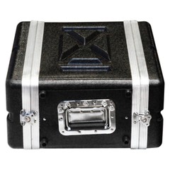 Lightweight 4 Space Mid-Size ABS Rack Case – 4U PA DJ Medium Depth Rack Case