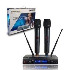 4-Channel Studio Mixer System Audio USB Mixing Console 2CH UHF Church Microphone