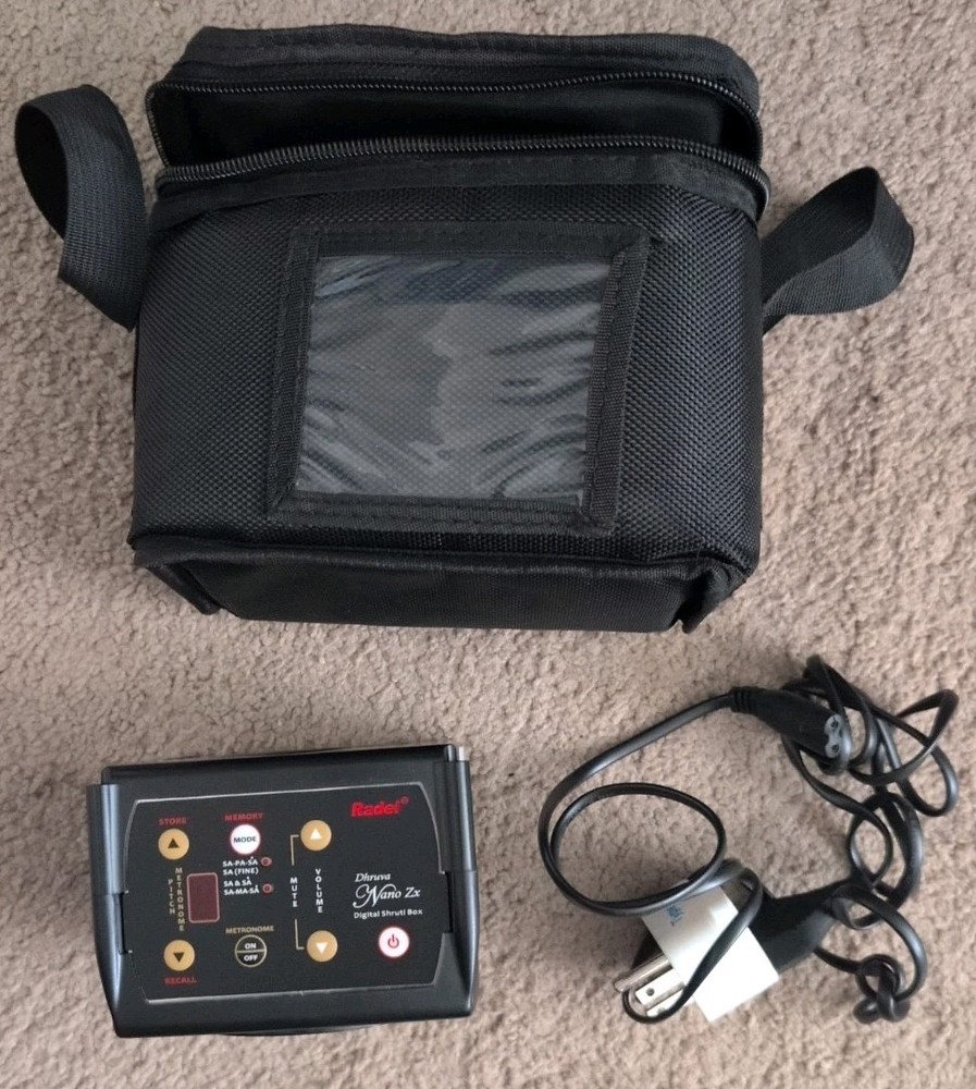 Radel Electronic Shruti Box Musical Instrument W/Case