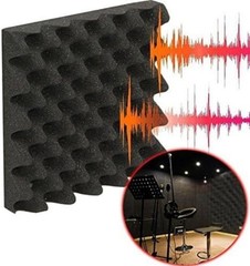 6 Pack Egg Crate Acoustic Foam Panels 12×12 Inch Soundproof Dampening