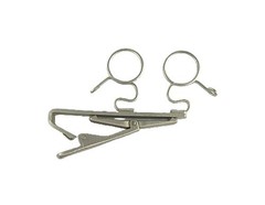 Sony SAD-W55S Double Silver Lavalier Tie Clip – New Old Stock, Free Shipping