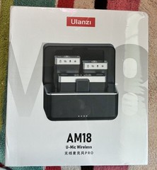 Sealed~New In Box~Ulanzi U-Mic AM18 2.4GHz Wireless Lavalier Microphone!