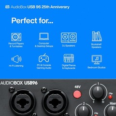 AudioBox 96 – Bus-Powered USB Interface with Extensive Recording Software Pack