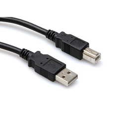 Hosa USB-210AB High Speed USB Audio Interface Mic Cable Type A to Type B 10ft