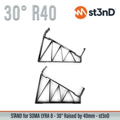 STAND for SOMA LYRA 8 – 30° Raised by 40mm – st3nD – 3D printed