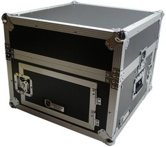 Harmony Cases HCM4ULT DJ Laptop Glide 10U Slant Top 6U Vertical Rack Case New