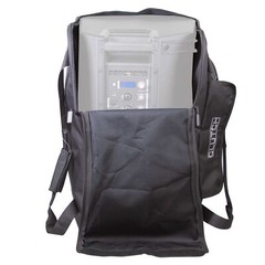 Universal Medium 12″ Speaker Black Travel Carry Tote Bag w Handles 2-Pack