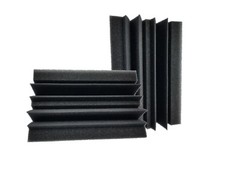 4 PACK 10″x5″x5″ Acoustic Foam Bass Trap Studio Soundproofing Corner Wall