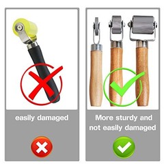 Car Sound Deadening Roller Metal Installation Tool 3 Pcs for Auto Noise Roller