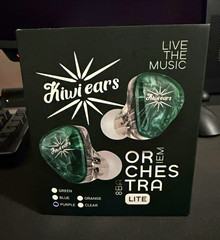 Kiwi Ears Orchestra Lite Wired In-Ear Monitors Purple w/ Cable Tips Case
