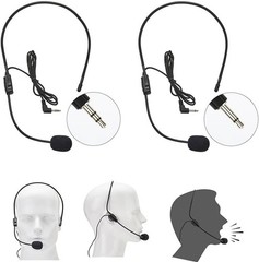 Professional Headset Microphone Set – Lightweight and Adjustable for Easy Carry