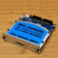 Akai MPC 2000XL Hot Swap ATAPI / IDE to SD Card Reader Kit | Silver Faceplate