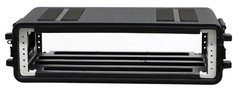 Rack Case 2U + Screws Space SHALLOW 15 In Deep shell, Light Weight DJ, 19″ Wide