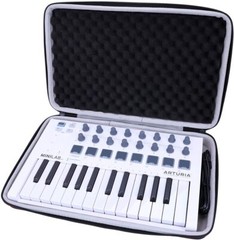 Black Carrying Case for Arturia MiniLab MkII 3 Mini MicroFreak Synthesizer