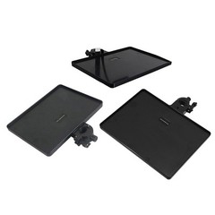 Secure Sound Card Tray with Phone Clip for Mic Stands & Selfie Light Stands