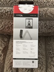 HyperX SoloCast 2 – Gaming USB Condenser Mic for PC, USB-C to USB-A, Black