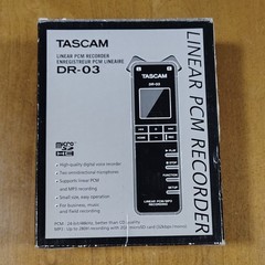 Tascam DR-03 Digital PCM Recorder WORKS comes with 2GB CD Card