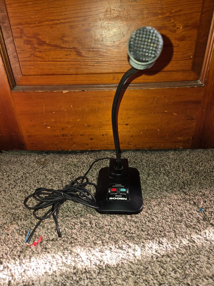 Bogen DDU250 Microphone Desktop 16″ Dynamic Gooseneck Used