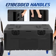 44″ Heavy Duty Stage Equipment Road Case with Casters for LED Screen Audio Gear