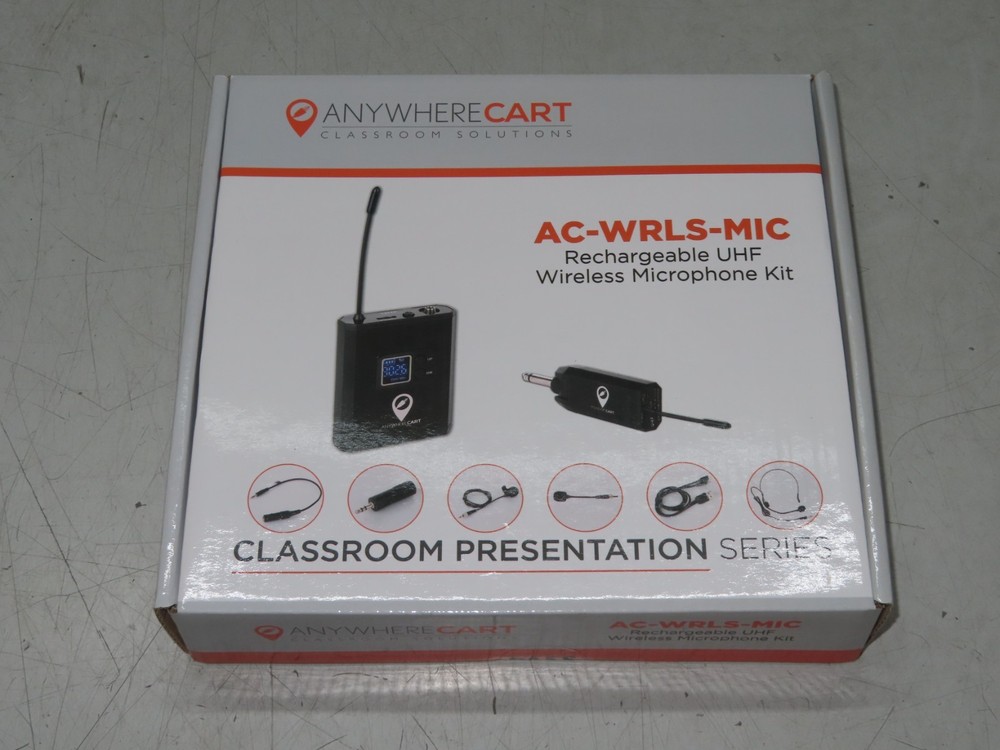 Anywhere Cart Digital UHF (900 MHz) 902.1-927.6 MHz Microphone 75Hz-18kHz