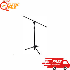 NEW Microphone Stand Boom Arm Floor Podium Studio Foldable Height 38.5-66 Inch