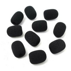 10Pcs Black Microphone Headset Grill Windscreen Sponge Foam Mic Cover US
