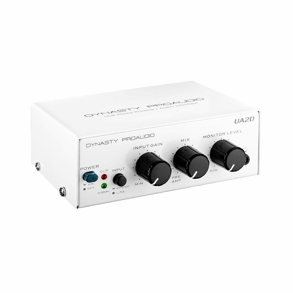 Dynasty ProAudio USB Phono Preamp/Audio Interface A/D RIAA Moving Magnet UA2D