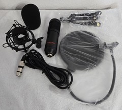 ZINGYOU Desktop Condenser Microphone Set ZY-801; w/ Stand, XLR Cable, Pop Filter