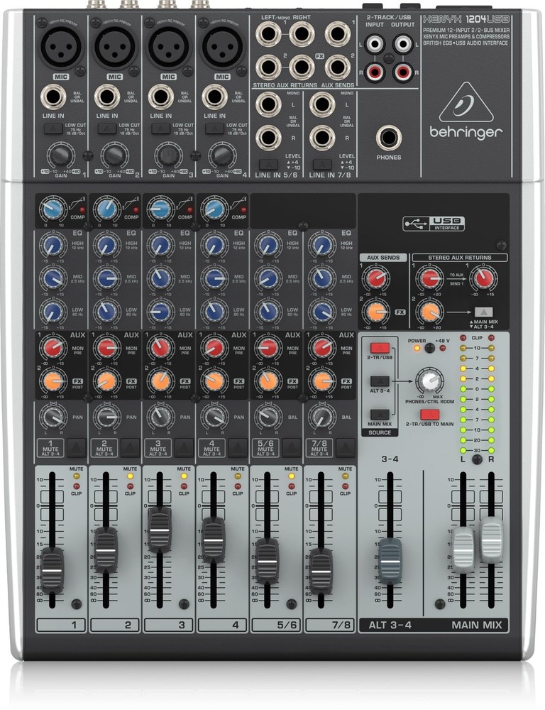 Xenyx 1204USB Mixer with USB