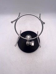 Samson Adjustable Desktop Microphone Shock Mount with Stand Silver & Black