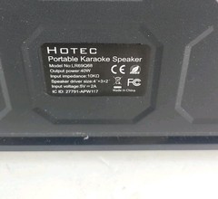Wireless Karaoke Speaker PA Bluetooth System Powerful By Hotec Used