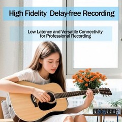 USB Audio Interface, 24-Bit/192kHz Plug & Play Recording Sound Card | 24-Bit/…