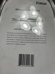 Kirlin Microphone Cable 20awg 30’ Xlr Male To Xlr Female New In Package Stage