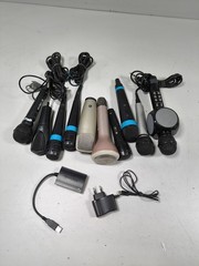 Lot of 10 Used Microphones – Various Models & Brands, Working