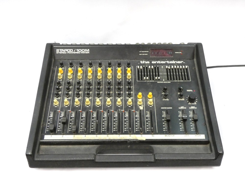 EV Tapco 100M The Entertainer Stereo Powered Mixer