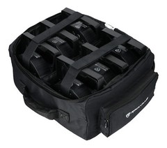 Rockville RLBP6 Padded BackPack For 6 Par Lights Bag with Dividers+Handle+Straps