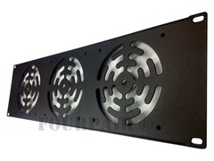 3 Fan (120mm) 19″ Inch Rack Mount Cooling Panel DJ Rack Case Server Cabinet – 3U