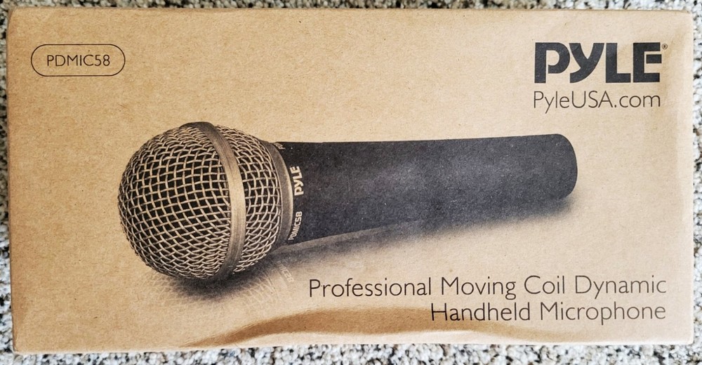 Pyle PDMIC58 Professional Moving Coil Dynamic Handheld Microphone Brand NEW!