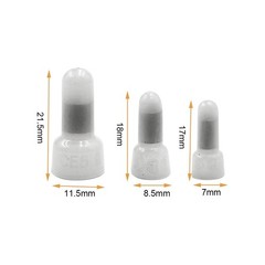 Qjaiune 600Pcs Closed End Crimp Terminal Transparent CE1 CE2 CE5